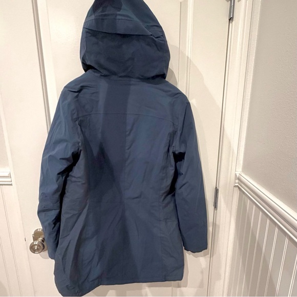 KUHL  Kopenhagen Insulated Trench Coat - Women's L Navy worn 1x - Picture 11 of 11